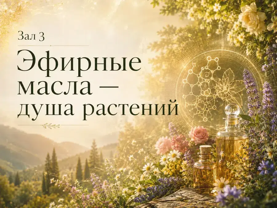 Зал 3. Эфирные масла — душа растений